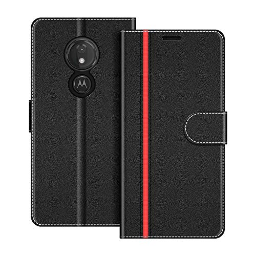 COODIO Handyhülle für Motorola Moto G7 Power Handy Hülle, Motorola Moto G7 Power Hülle Leder Handytasche für Motorola Moto G7 Power Klapphülle Tasche, Schwarz/Rot COODIO Handyhülle für Motorola Moto G7 Power Handy Hülle, Motorola Moto G7 Power Hülle Leder Handytasche für Motorola Moto G7 Power Klapphülle Tasche, Schwarz/Rot von COODIO
