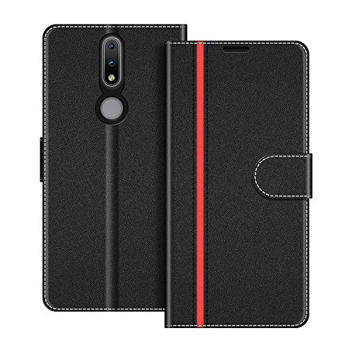 COODIO Handyhülle für Nokia 2.4 Handy Hülle, Nokia 2.4 Hülle Leder Handytasche für Nokia 2.4 Klapphülle Tasche, Schwarz/Rot COODIO Handyhülle für Nokia 2.4 Handy Hülle, Nokia 2.4 Hülle Leder Handytasche für Nokia 2.4 Klapphülle Tasche, Schwarz/Rot von COODIO