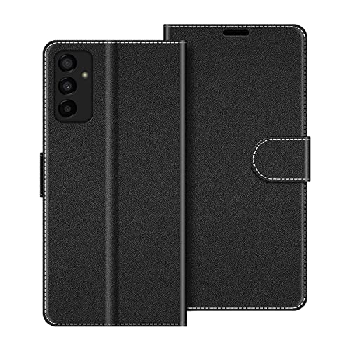 COODIO Handyhülle für Samsung Galaxy M23 5G Handy Hülle, Samsung Galaxy A23 5G Hülle Leder Handytasche für Samsung Galaxy M23 A23 M13 5G/4G Klapphülle Tasche, Schwarz von COODIO