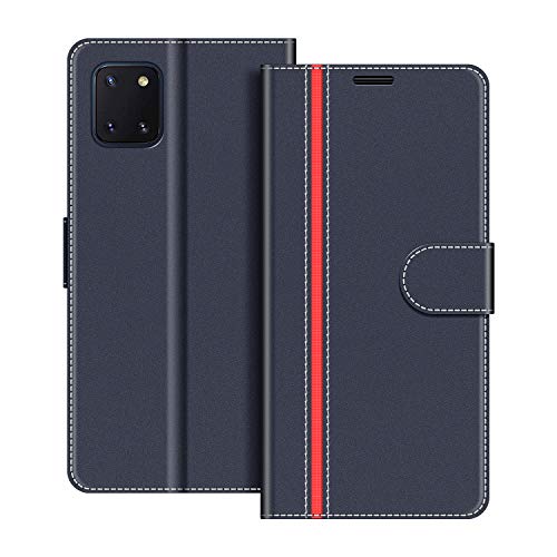 COODIO Handyhülle für Samsung Galaxy Note 10 Lite Handy Hülle, Samsung Galaxy Note 10 Lite Hülle Leder Handytasche für Samsung Galaxy Note 10 Lite Klapphülle Tasche, Dunkel Blau/Rot COODIO Handyhülle für Samsung Galaxy Note 10 Lite Handy Hülle, Samsung Galaxy Note 10 Lite Hülle Leder Handytasche für Samsung Galaxy Note 10 Lite Klapphülle Tasche, Dunkel Blau/Rot von COODIO
