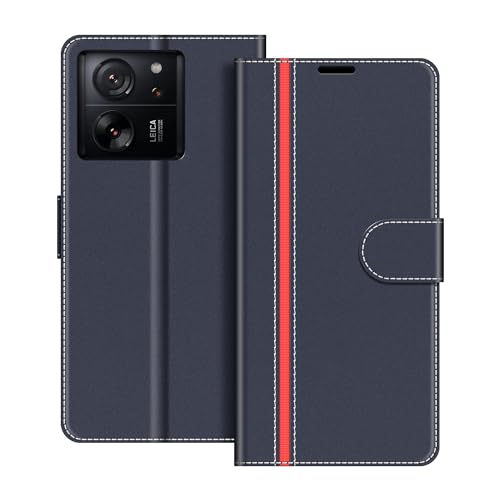 COODIO Handyhülle für Xiaomi 13T 5G Handy Hülle, Xiaomi 13T Pro 5G Hülle Leder Handytasche für Xiaomi 13T 5G / 13T Pro 5G Klapphülle Tasche, Dunkel Blau/Rot COODIO Handyhülle für Xiaomi 13T 5G Handy Hülle, Xiaomi 13T Pro 5G Hülle Leder Handytasche für Xiaomi 13T 5G / 13T Pro 5G Klapphülle Tasche, Dunkel Blau/Rot von COODIO