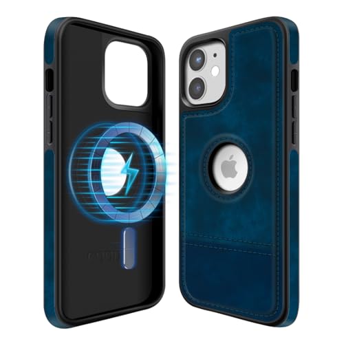 COODIO Logo-View Magnetisch Hülle für iPhone 12 Mini 5,4 Zoll, Magnetisch Hülle kompatibel mit MagSafe, Dünn Kreativer Handyhülle, Königsblau COODIO Logo-View Magnetisch Hülle für iPhone 12 Mini 5,4 Zoll, Magnetisch Hülle kompatibel mit MagSafe, Dünn Kreativer Handyhülle, Königsblau von COODIO