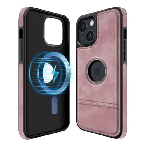 COODIO Logo-View Magnetisch Hülle für iPhone 14 Plus 6,7 Zoll, Magnetisch Hülle kompatibel mit MagSafe, Dünn Kreativer Handyhülle, Rosa COODIO Logo-View Magnetisch Hülle für iPhone 14 Plus 6,7 Zoll, Magnetisch Hülle kompatibel mit MagSafe, Dünn Kreativer Handyhülle, Rosa von COODIO