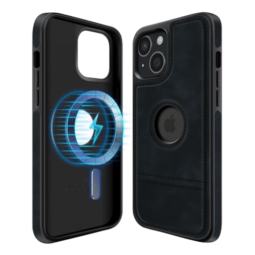 COODIO Logo-View Magnetisch Hülle für iPhone 15 Plus 6,7 Zoll, Magnetisch Hülle kompatibel mit MagSafe, Dünn Kreativer Handyhülle, Schwarz COODIO Logo-View Magnetisch Hülle für iPhone 15 Plus 6,7 Zoll, Magnetisch Hülle kompatibel mit MagSafe, Dünn Kreativer Handyhülle, Schwarz von COODIO
