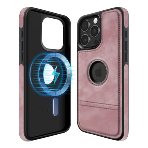 COODIO Logo-View Magnetisch Hülle für iPhone 16 Pro 6,3 Zoll, Magnetisch Hülle kompatibel mit MagSafe, Dünn Kreativer Handyhülle, Rosa COODIO Logo-View Magnetisch Hülle für iPhone 16 Pro 6,3 Zoll, Magnetisch Hülle kompatibel mit MagSafe, Dünn Kreativer Handyhülle, Rosa von COODIO
