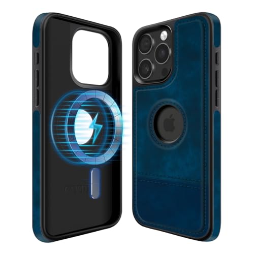 COODIO Logo-View Magnetisch Hülle für iPhone 16 Pro Max 6,9 Zoll, Magnetisch Hülle kompatibel mit MagSafe, Dünn Kreativer Handyhülle, Königsblau COODIO Logo-View Magnetisch Hülle für iPhone 16 Pro Max 6,9 Zoll, Magnetisch Hülle kompatibel mit MagSafe, Dünn Kreativer Handyhülle, Königsblau von COODIO