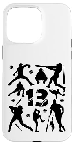 NUMMER 13 JAHRE BASEBALL 13. GEBURTSTAG Hülle für iPhone 15 Pro Max von COOL BASEBALL DESIGNS AND OUTFITS
