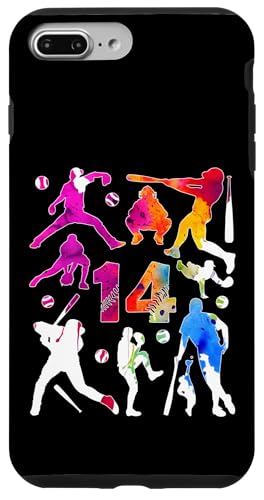 NUMMER 14 JAHRE BASEBALL 14. GEBURTSTAG Hülle für iPhone 7 Plus/8 Plus von COOL BASEBALL DESIGNS AND OUTFITS