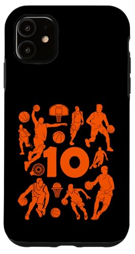 NUMMER 10 JAHRE BASKETBALL 10. GEBURTSTAG Hülle für iPhone 11 von COOL BASKETBALL DESIGNS AND OUTFITS