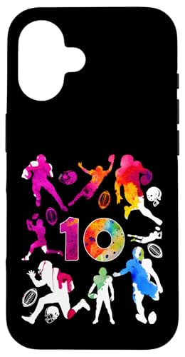 NUMMER 10 JAHRE FOOTBALL 10. GEBURTSTAG Hülle für iPhone 16 von COOL FOOTBALL DESIGNS AND OUTFITS