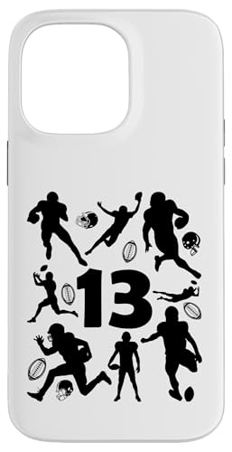 NUMMER 13 JAHRE FOOTBALL 13. GEBURTSTAG Hülle für iPhone 14 Pro Max von COOL FOOTBALL DESIGNS AND OUTFITS