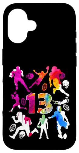 NUMMER 13 JAHRE FOOTBALL 13. GEBURTSTAG Hülle für iPhone 16 von COOL FOOTBALL DESIGNS AND OUTFITS
