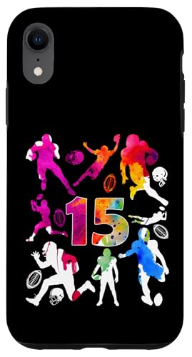 NUMMER 15 JAHRE FOOTBALL 15. GEBURTSTAG Hülle für iPhone XR von COOL FOOTBALL DESIGNS AND OUTFITS