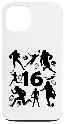 NUMMER 16 JAHRE FOOTBALL 16. GEBURTSTAG Hülle für iPhone 13 von COOL FOOTBALL DESIGNS AND OUTFITS