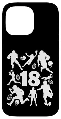 NUMMER 18 JAHRE FOOTBALL 18. GEBURTSTAG Hülle für iPhone 14 Pro Max von COOL FOOTBALL DESIGNS AND OUTFITS