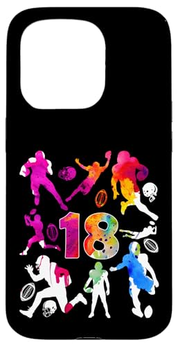 NUMMER 18 JAHRE FOOTBALL 18. GEBURTSTAG Hülle für iPhone 15 Pro von COOL FOOTBALL DESIGNS AND OUTFITS