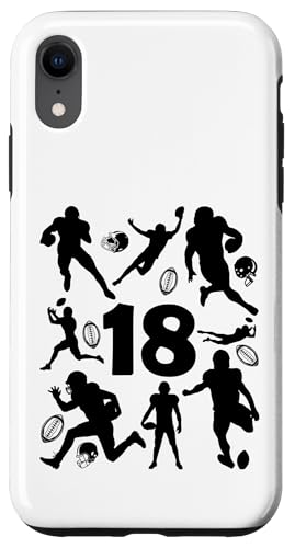 NUMMER 18 JAHRE FOOTBALL 18. GEBURTSTAG Hülle für iPhone XR von COOL FOOTBALL DESIGNS AND OUTFITS