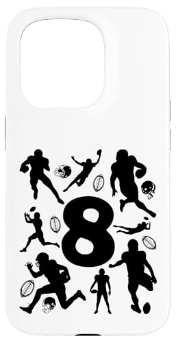NUMMER 8 JAHRE FOOTBALL 8. GEBURTSTAG Hülle für iPhone 15 Pro von COOL FOOTBALL DESIGNS AND OUTFITS
