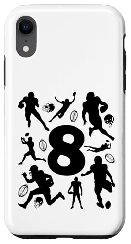 NUMMER 8 JAHRE FOOTBALL 8. GEBURTSTAG Hülle für iPhone XR von COOL FOOTBALL DESIGNS AND OUTFITS
