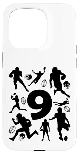 NUMMER 9 JAHRE FOOTBALL 9. GEBURTSTAG Hülle für iPhone 15 Pro von COOL FOOTBALL DESIGNS AND OUTFITS
