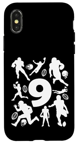 NUMMER 9 JAHRE FOOTBALL 9. GEBURTSTAG Hülle für iPhone X/XS von COOL FOOTBALL DESIGNS AND OUTFITS