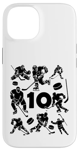NUMMER 10 JAHRE EISHOCKEY 10. GEBURTSTAG Hülle für iPhone 14 von COOL ICE HOCKEY DESIGNS AND OUTFITS