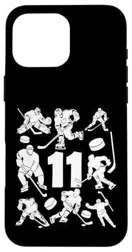 NUMMER 11 JAHRE EISHOCKEY 11. GEBURTSTAG Hülle für iPhone 16 Pro Max von COOL ICE HOCKEY DESIGNS AND OUTFITS