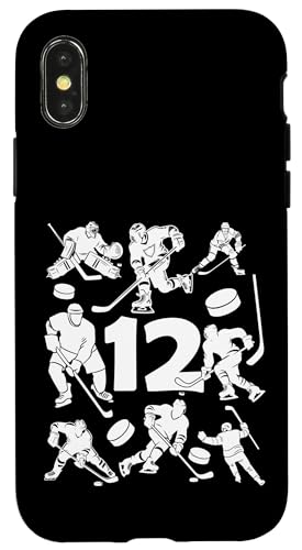 NUMMER 12 JAHRE EISHOCKEY 12. GEBURTSTAG Hülle für iPhone X/XS von COOL ICE HOCKEY DESIGNS AND OUTFITS