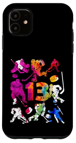 NUMMER 13 JAHRE EISHOCKEY 13. GEBURTSTAG Hülle für iPhone 11 von COOL ICE HOCKEY DESIGNS AND OUTFITS