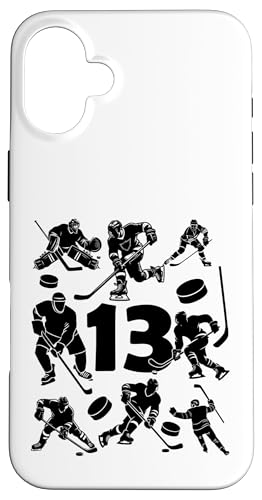 NUMMER 13 JAHRE EISHOCKEY 13. GEBURTSTAG Hülle für iPhone 16 Plus NUMMER 13 JAHRE EISHOCKEY 13. GEBURTSTAG Hülle für iPhone 16 Plus von COOL ICE HOCKEY DESIGNS AND OUTFITS