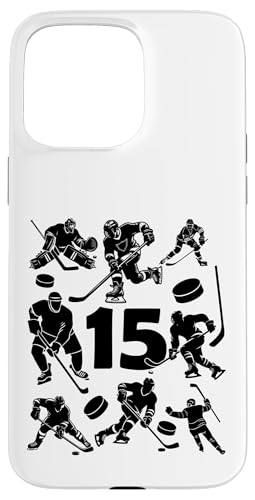 NUMMER 15 JAHRE EISHOCKEY 15. GEBURTSTAG Hülle für iPhone 15 Pro Max NUMMER 15 JAHRE EISHOCKEY 15. GEBURTSTAG Hülle für iPhone 15 Pro Max von COOL ICE HOCKEY DESIGNS AND OUTFITS