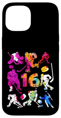 NUMMER 16 JAHRE EISHOCKEY 16. GEBURTSTAG Hülle für iPhone 15 NUMMER 16 JAHRE EISHOCKEY 16. GEBURTSTAG Hülle für iPhone 15 von COOL ICE HOCKEY DESIGNS AND OUTFITS