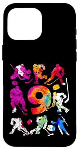 NUMMER 9 JAHRE EISHOCKEY 9. GEBURTSTAG Hülle für iPhone 16 Pro Max NUMMER 9 JAHRE EISHOCKEY 9. GEBURTSTAG Hülle für iPhone 16 Pro Max von COOL ICE HOCKEY DESIGNS AND OUTFITS