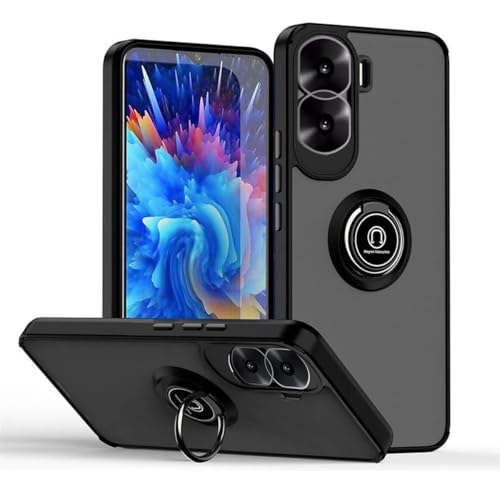 Rugged Use Anti-Shock Magnetring-Hülle für Honoor 90 lite - Elegant - Rutschfest - Anti-Schock - Standfunktion - Ring - 360° Gesamtschutz - erhöhter Rahmen von COOL SMART CASE MX