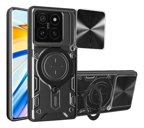 Rugged Use Ring Kameratasche Kompatibel mit Xiaaomi 14t pro - 360° Schutz, doppellagig, integrierte Unterstützung, elegantes Design - Schlagfestigkeit Schwarz Rugged Use Ring Kameratasche Kompatibel mit Xiaaomi 14t pro - 360° Schutz, doppellagig, integrierte Unterstützung, elegantes Design - Schlagfestigkeit Schwarz von COOL SMART CASE MX