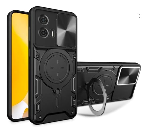 Rugged Use Ring Kameratasche kompatibel mit Edge 50 Fusion - 360° Schutz, doppellagig, integrierte Unterstützung, elegantes Design - Schlagfestigkeit Schwarz Rugged Use Ring Kameratasche kompatibel mit Edge 50 Fusion - 360° Schutz, doppellagig, integrierte Unterstützung, elegantes Design - Schlagfestigkeit Schwarz von COOL SMART CASE MX