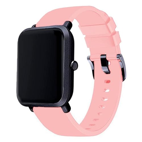 Amazfit Bip/GTS/Bip Lite/Huawei/Samsung/Cool Oslo Gummi, Rosa von COOL SMARTPHONES & TABLETS ACCESSORIES