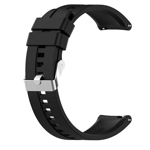 Amazfit Bip/GTS/Bip Lite/Huawei/Samsung/Cool Oslo Gummi, Schwarz von Cool