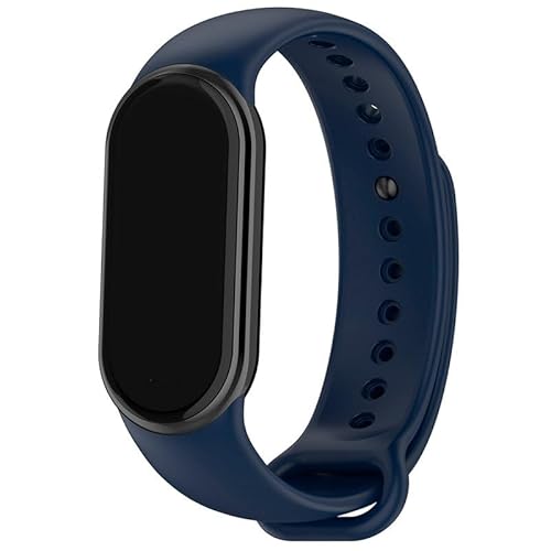 COOL SMARTPHONES & TABLETS ACCESSORIES Cooles Armband für Xiaomi Smart Band 8, glatt, Marineblau, blau, Einheitsgröße von COOL SMARTPHONES & TABLETS ACCESSORIES