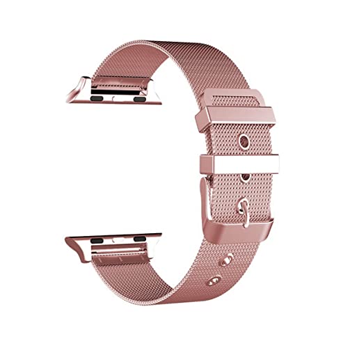 Cool Armband für Apple Watch Series 1/2 / 3/4 / 5/6 / 7 / SE (42/44 mm) Metall Roségold von Cool