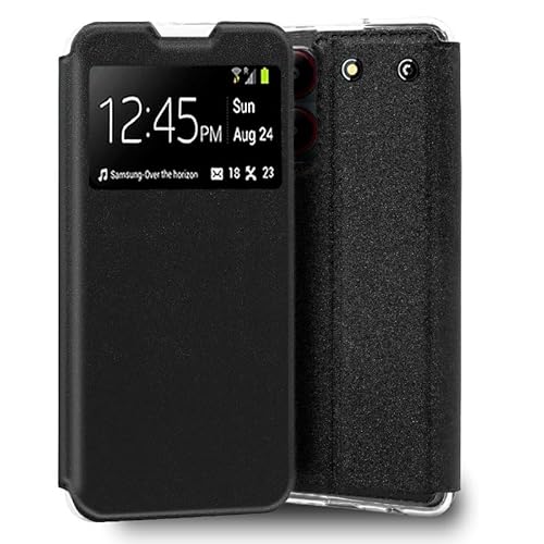 Cool Flip Cover Hülle für ZTE Blade A54 Glatt Schwarz von COOL SMARTPHONES & TABLETS ACCESSORIES