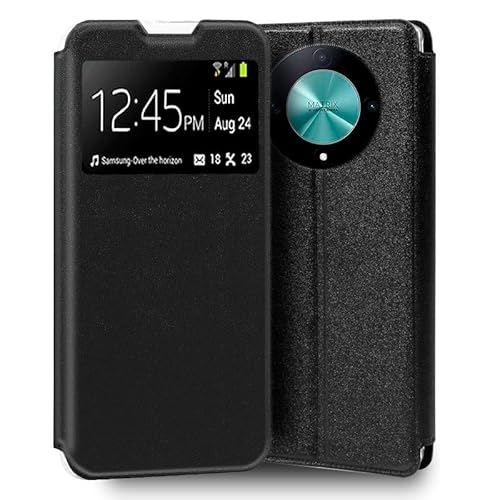 Cool Flip Cover für Honor Magic 6 Lite 5G, glatt, Schwarz von COOL SMARTPHONES & TABLETS ACCESSORIES