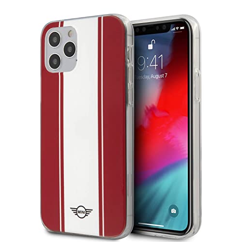Cool Schutzhülle für iPhone 12/12 Pro, Lizenzprodukt Mini Cooper Rot-Weiß von COOL SMARTPHONES & TABLETS ACCESSORIES