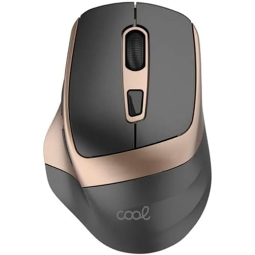 Cool Kabellose Maus, leise, ergonomisch, Schwarz-Gold Cool Kabellose Maus, leise, ergonomisch, Schwarz-Gold von Cool