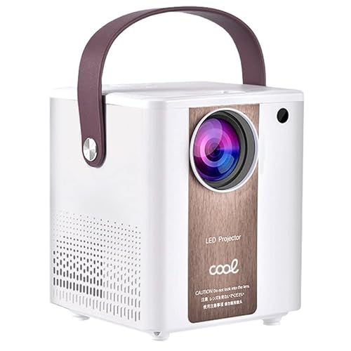 Kompakter Projektor Cool Rainbow 3000 Lumen Integrierter Lautsprecher + HDMI/SD/USB + WLAN Spiegel (weiß) von COOL SMARTPHONES & TABLETS ACCESSORIES