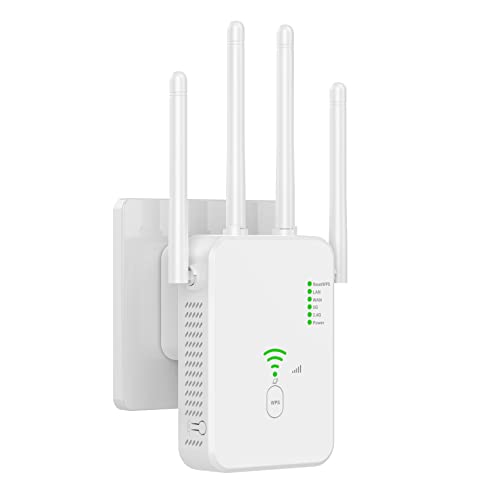 Wifi Extender Booster, 1200Mbps Wifi Router Long Range Extender 802.11b/g/n Wireless WiFi Repeater WiFi Booster 2.4G/5Ghz Wi-Fi Amplifier Access Point von COOLEAD