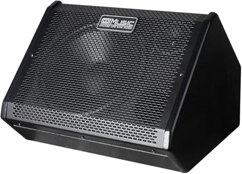 Coolmusic DM80 AMP 80 Watt Elektronischer Schlagzeugverstärker Keyboard-Verstärker mit Aux In und Bluetooth, 2 Eingänge, 3-Band EQ und DI OUT von COOLMUSIC