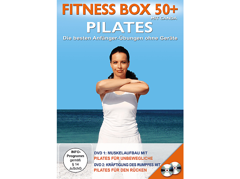 Fitness Box 50+ Pilates - Die besten Anfänger-Übungen ohne Geräte DVD von COOLMUSIC