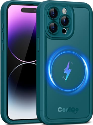 COOLQO Magnetic for iPhone 14 Pro Max Case [Compatible with MagSafe] iPhone 14 Pro Max Magnetic Case, Mil-Grade Drop Protection iPhone 14 Pro Max Phone Case Cover for iPhone 14 Pro Max, Green von COOLQO