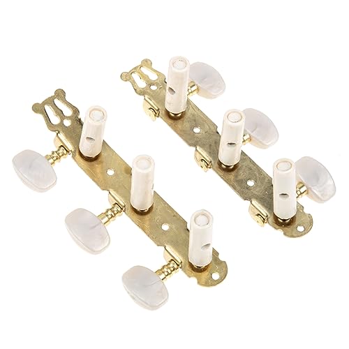COOPHYA 2 Stück Gitarren Stimmgeräte, Gitarrenkopfwirbel, Gitarren Mechaniken, Gitarren Ersatzzubehör, Gitarren Ersatzwirbel, Gitarren Stimmwirbelteil, Gitarren Stimmschlüssel, Gitarren von COOPHYA